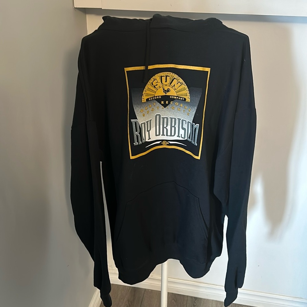 Sun Records Roy Orbison Pullover Hoodie size XL